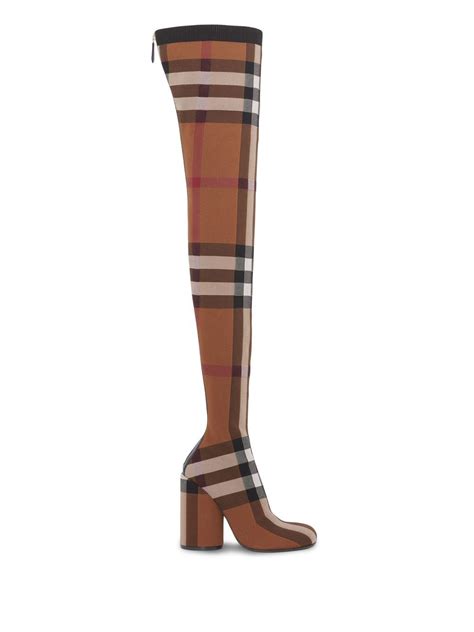 burberry stretch boots|burberry knee high boots.